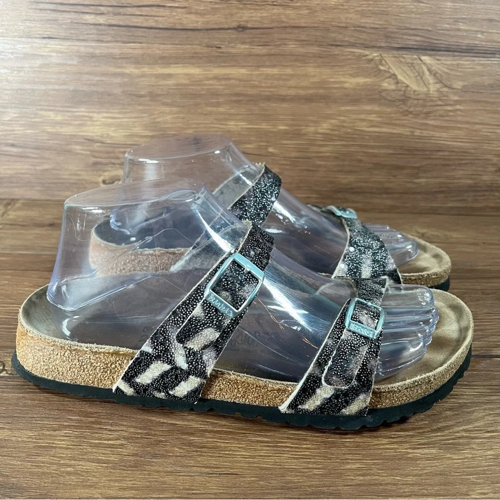 Birkenstock BIRKI’S Tahiti Sandals Shoes Women’s Size 7 (38) Slides - Picture 2 of 11